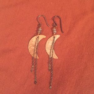 Copper Moon Earrings